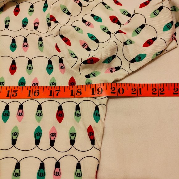 NWOT Christmas Lights Mock Turtleneck Large - Picture 7 of 10